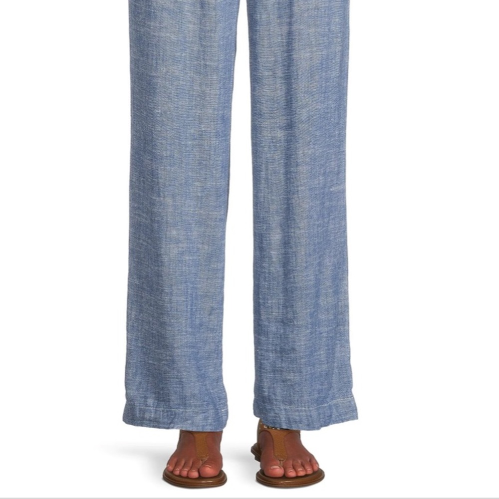 Indigo Rein High Rise Linen Pants